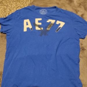 American Eagle outfitters blue t shirt tee short s